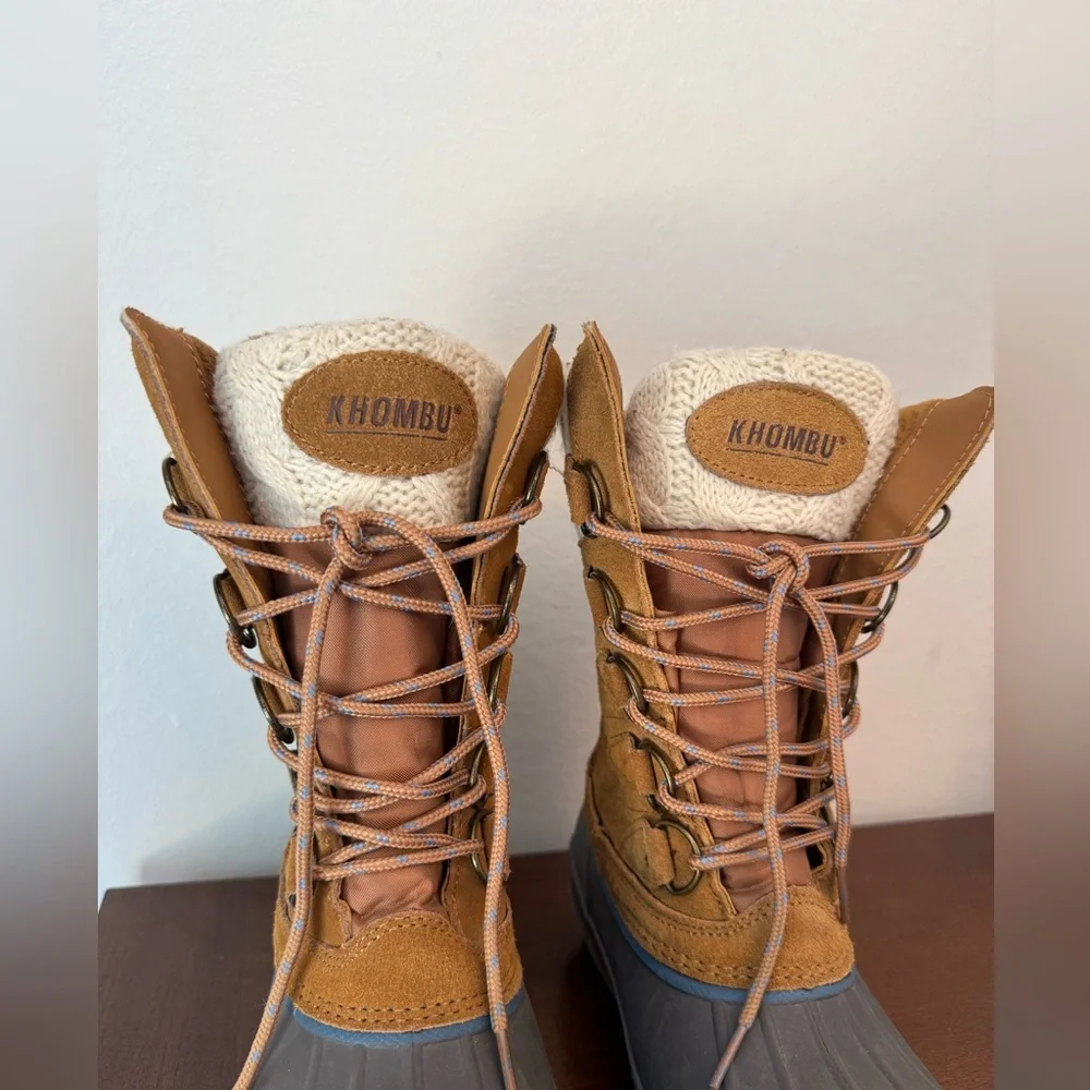 Khombu Womens Tall Duck Boots - Size 6